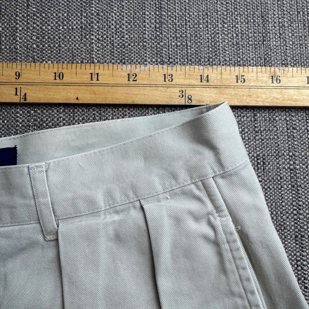 Polo Ralph Lauren Mens Pleated Chino Shorts Tan Khaki Cotton 32 5808281UP